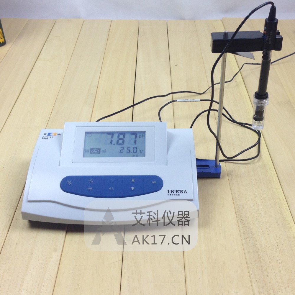 上海雷磁PHS-25型ph計 指針式顯示/臺式數顯酸度計酸堿度測量儀